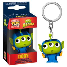 FUNKO Pocket POP keychain Disney Pixar Alien Remix Dory