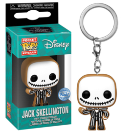 FUNKO Pocket POP Keychain Disney Nightmare Before Christmas Jack Skellington Gingerbread - Exclusive