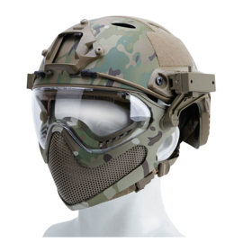 DELTA TACTICS Fast Helmet with Mask  (3 COLORS)