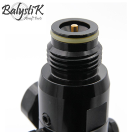 Balystik 0.8L 3000psi Alu HPA Tank with HP preset - Color: BLACK