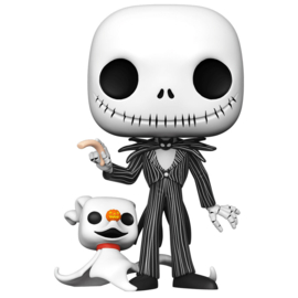 FUNKO POP figure Disney Nightmare Before Christmas Jack With Zero - 25cm - Exclusive (809)