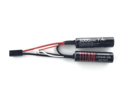 Titan Power Li-on 3000 mAh 7.4V Nunchuck (Twin) Tamiya