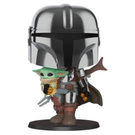 FUNKO POP figure Star Wars Mandalorian with Yoda Child - 25cm (380)