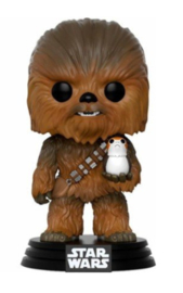 FUNKO Star Wars Solo Chewbacca with Porg Funko POP figure (195)