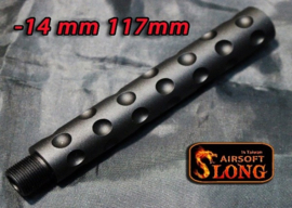 SLONG Airsoft Outer barrel extension 11,7cm (DOTS)
