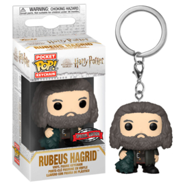 FUNKO Pocket POP Keychain Harry Potter Holiday Rubeus Hagrid - Exclusive