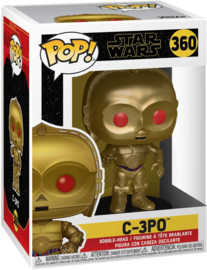 FUNKO POP figure Star Wars Rise of Skywalker C-3PO Red Eyes Metallic (360)