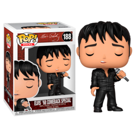 FUNKO POP figure Rocks - Movie ​Elvis Presley 68 Comeback Special (188)