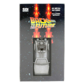 Back to the Future Delorean 3D metal keychain