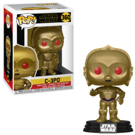 FUNKO POP figure Star Wars Rise of Skywalker C-3PO Red Eyes Metallic (360)