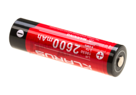 Klarus 18650 Battery 3.7V/2600mAh