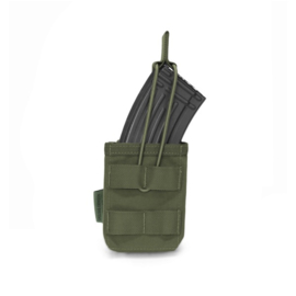 Warrior Elite Ops MOLLE Single Open AK 7.62mm Mag / Bungee Retention 1 Mag (2 COLORS left)
