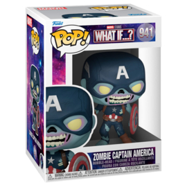 FUNKO POP figure Marvel What If Zombie Captain America (941)