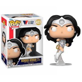 FUNKO POP figure DC Wonder Woman 80th Wonder Woman White Lantern (423)