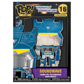 FUNKO Transformers Soundwave Large Enamel POP Pin 10cm (16)