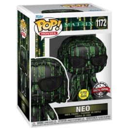 FUNKO POP figure The Matrix Neo  *Glows in the Dark* Exclusive (1172)