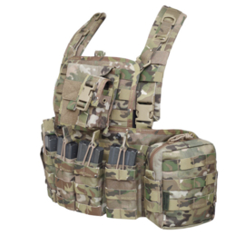 Warrior Elite Ops MOLLE 901 ELITE M4 with 2 Utility, Admin, Compass, Single Pistol, 4 x M4 Open Mags, with zip (3 COLORS)