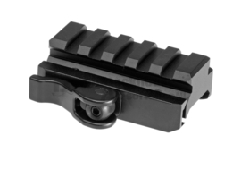 LEAPERS / UTG  QD Medium 5 Slots Profile Riser Mount. Blk