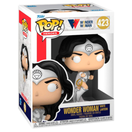 FUNKO POP figure DC Wonder Woman 80th Wonder Woman White Lantern (423)