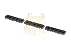 VFC Keymod Rail Section 7 Slot 3-Pack (BLACK)