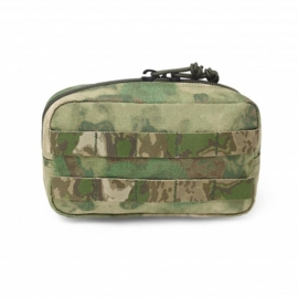 Warrior Elite Ops MOLLE Medium Horizontal Pouch Zipped (A-TACS-FG - COLOR)