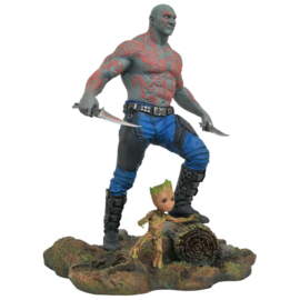 Marvel Guardians of the Galaxy Vol. 2 Drax and Baby Groot statue - 25cm