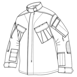 TRU-SPEC TRU XTREME Shirt (Veldjas) MARPAT Digital Woodland (LAST SIZES:  LR 1x  - XLR 2x )