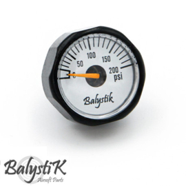 Balystik 200PSI Replacment Micro Gauge for HPA Regulator.