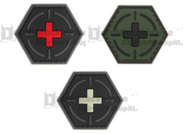 JTG Tactical Medic Hexagon Rubber Patch (3 COLORS)