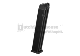 WE Pistol Magazine M9 GBB Extended Capacity 50rds Blac