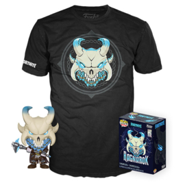 FUNKO Set figure POP & Tee Fortnite Ragnarok *Glows in the Dark* Exclusive (465)