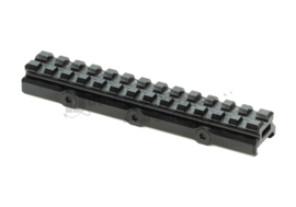 Leaper Universal Super Slim Riser Mount. 13 Slot. 0.50". Blk