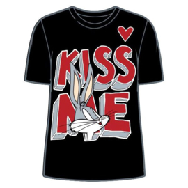 Looney Tunes Bugs Bunny Kiss woman adult t-shirt