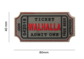 JTG Large Walhalla Ticket Rubber (3 COLORS)