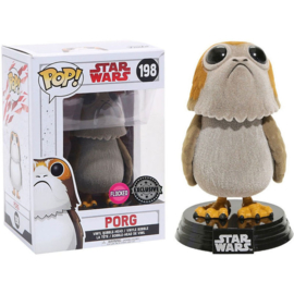 FUNKO POP figure Star Wars The Last Jedi Porg Flocked - Special Edition (198)