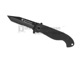 Smith & Wesson Special Tactical CKTACBS Serrated Tanto Folder Knife. Blk