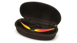 PYRAMEX Zippered Hard Case for Glasses (BLACK)