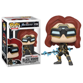 FUNKO POP figure Marvel Avengers Game Black Widow Stark Tech Suit (630)