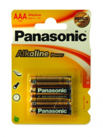 PANASONIC AAA  Mini Penlite Power Alkaline Battery  - 4pcs