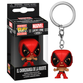 FUNKO Pocket POP keychain Marvel Deadpool Wrestlers The Chimiganga of Death