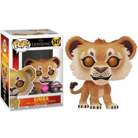 FUNKO POP figure Disney The Lion King Simba - Flocked Exclusive (547)