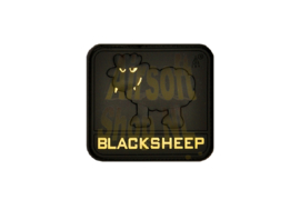 JTG Black sheep Rubber Patch - Glow in the Dark