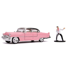 Elvis Presley Cadillac Fleetwood 1955 metal car + figure set Rocks - Music