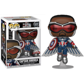 FUNKO POP figure Marvel The Falcon and the Winter Soldier Captain America - Exclusive (817)