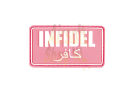 JTG Infidel Rubber Patch (PINK WHITE)