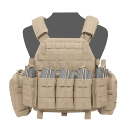 Warrior Elite Ops MOLLE DCS (LARGE) BASE with 5 Open Mags, 2 Utility Pouches (5 COLORS)