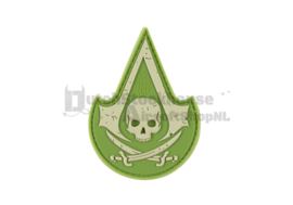 JTG Rubber Patch Assassin Skull  (3 COLORS)