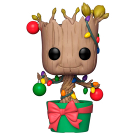 FUNKO POP figure Marvel Holiday Groot with Lights & Ornaments (399)
