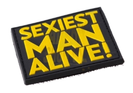 JTG Sexiest Man Alive Rubber Patch (3 COLORS)