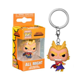 FUNKO Pocket POP keychain My Hero Academia All Might Silver Age